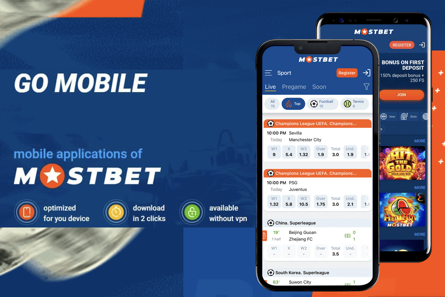 Télécharger l'application Mostbet